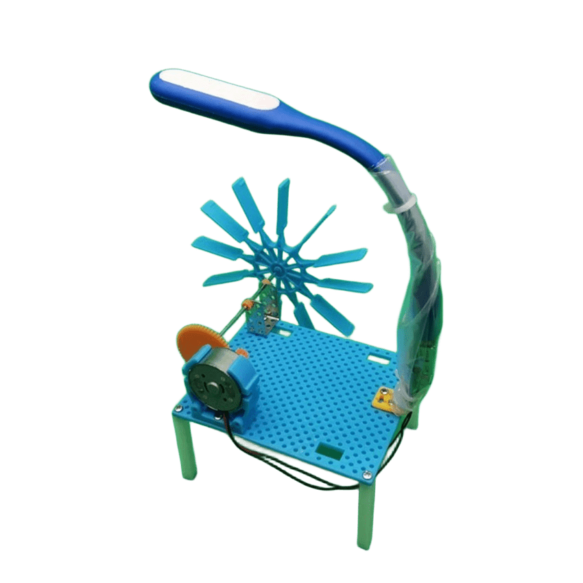 Miniatur PLTA Edukasi dengan Lampu LED